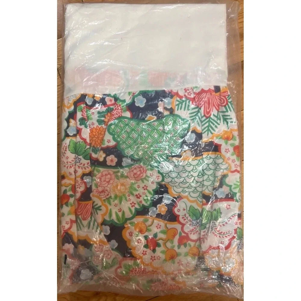 NEW Vintage Estate WAMSUTTA TWIN Coordinating Dust Ruffle Ultracale MOD FLOWERS‎